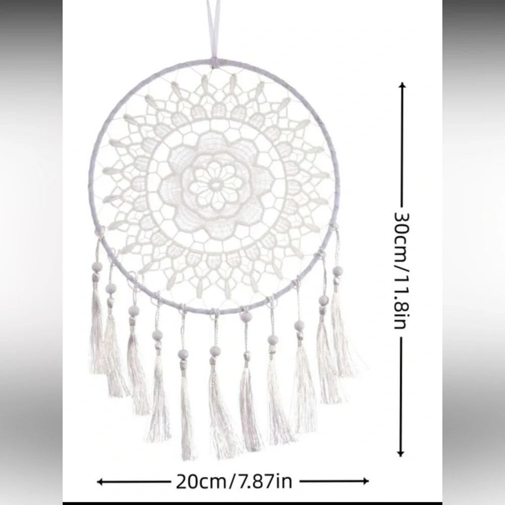 Boho White Dreamcatcher Wall Decor NEW 🏷️